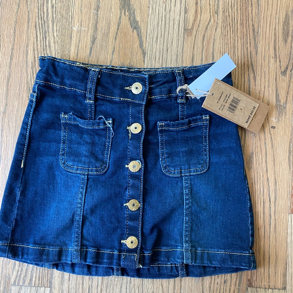 Steve Madden Girls Denim Skirt for 7 years old